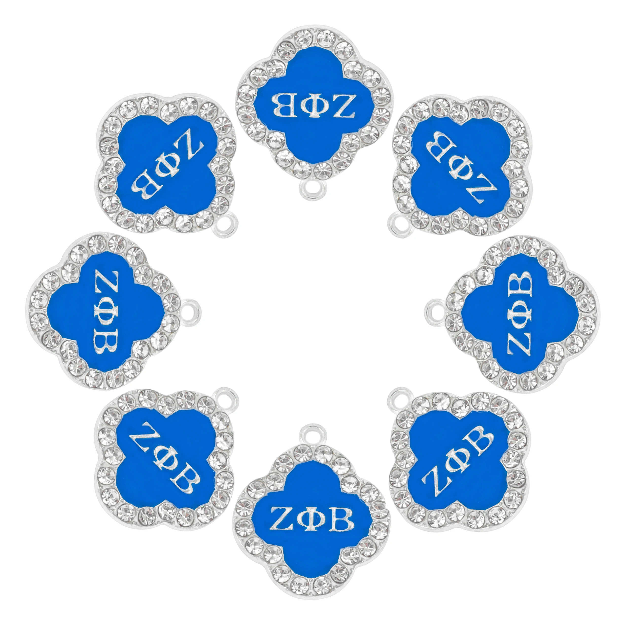 

10pcs Aolly ZΦB Organization Charms for women DIY jewelry accessories