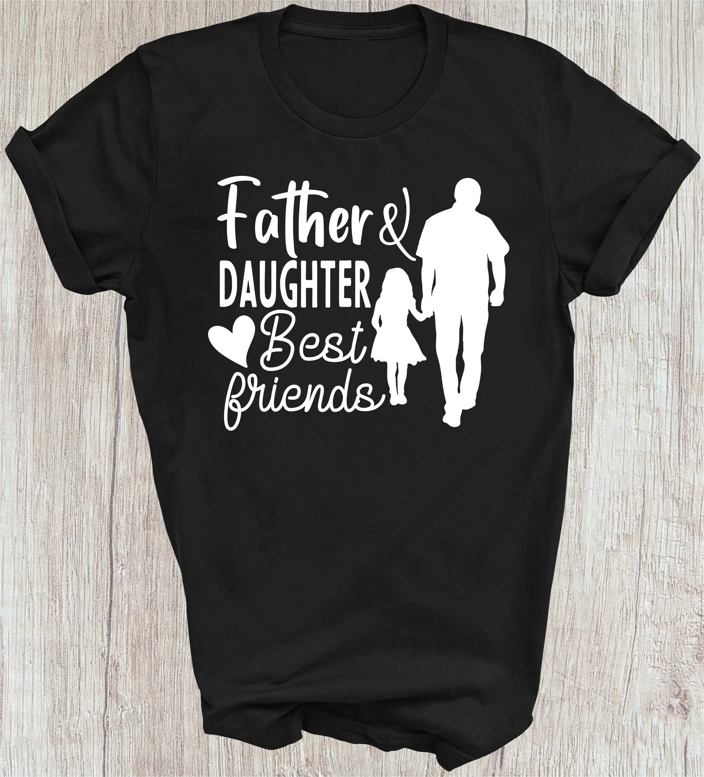 Vater- und Tochter-T-Shirt, Daddy Best Friends For Life's Day, Dad Family Gifts Top