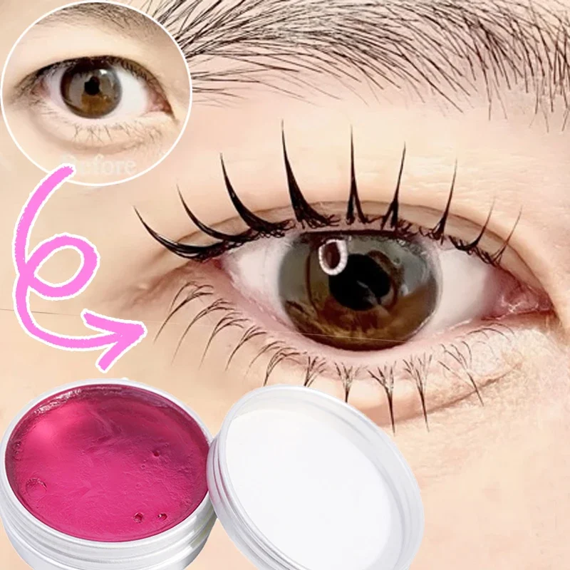 12g Eyelash Lifting Balm Wax กันน้ํา Eyelash Curling Extension ไม่ระคายเคือง Solid Eyebrow กาว Lash Fixing Lift เครื่องมือแต่งหน้า