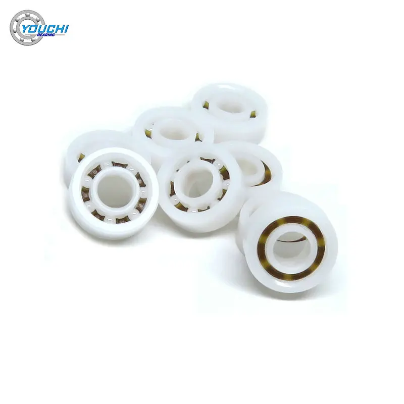 10pcs 4x10x4mm POM Plastic Bearing  with ZrO2 Ceramic Balls MR104K 4*10*4 No Seals POM Rings Insulated Waterproof Bearings