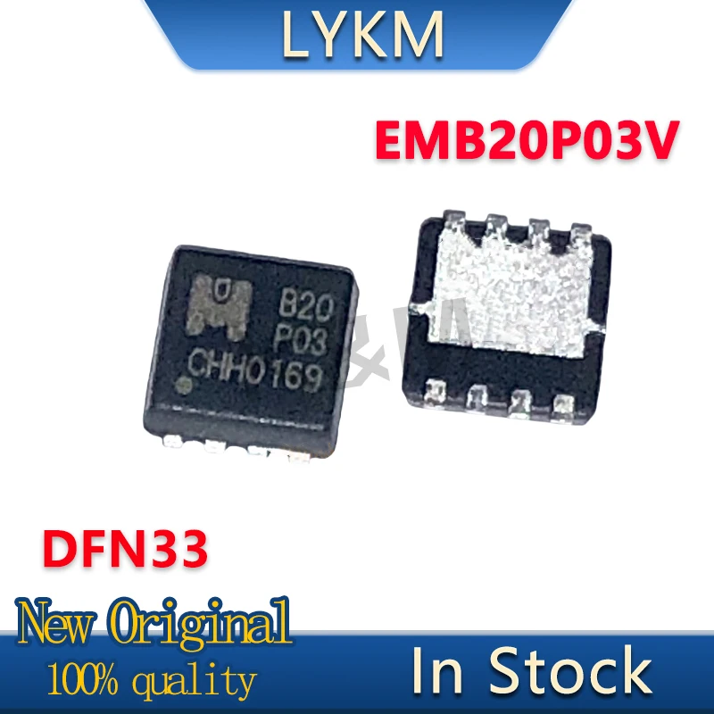 5 ~ 10/Uds nuevo Original B20P03 EMB20P03 EMB20P03V DFN tubo de efecto de campo en Stock