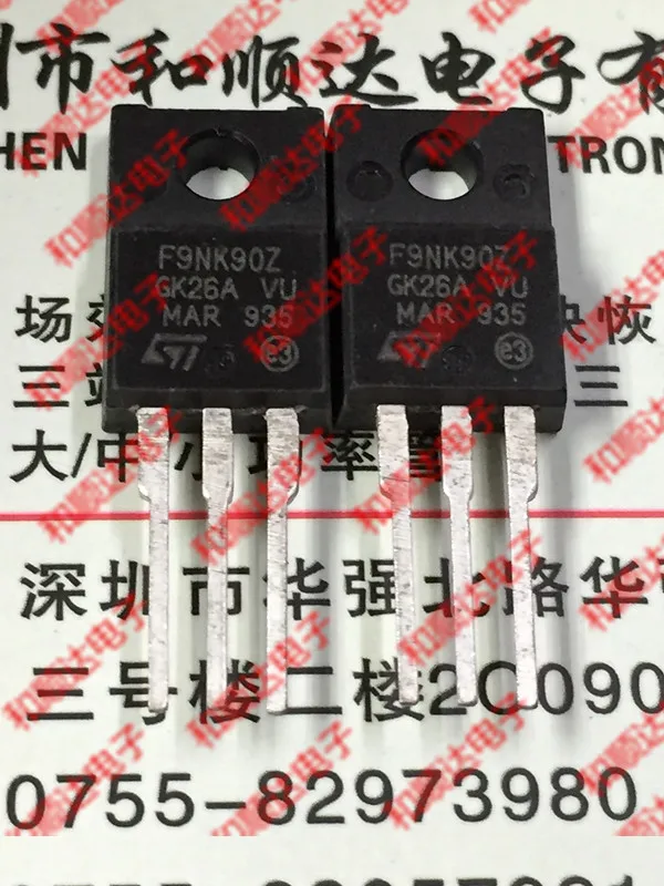 New (5piece)  STF9NK90Z  TO-220F 900V 9A TO220F