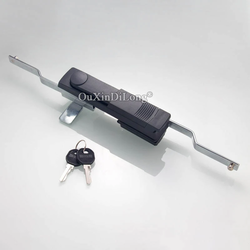 2PCS PA+Zinc Alloy Industrial Equipment Locks Distribution Box Lock Chassis Lock Switch Control Electric Cabinet Door Locks+Keys