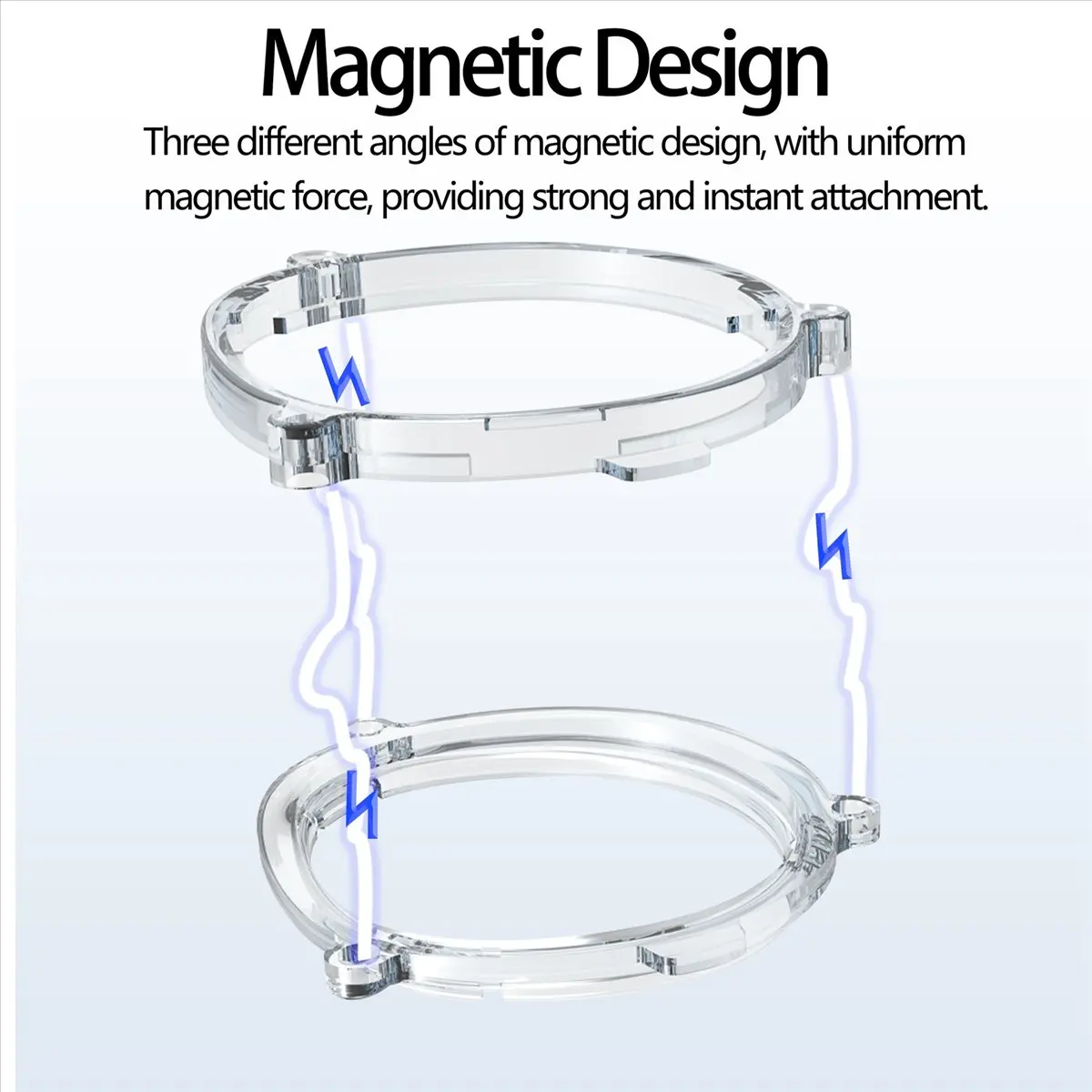 

For Meta Quest3 Magnetic Frame+Anti-Blu-Ray Lens Myopia Glasses Protection Frame for Meta Quest3 VR Accessories