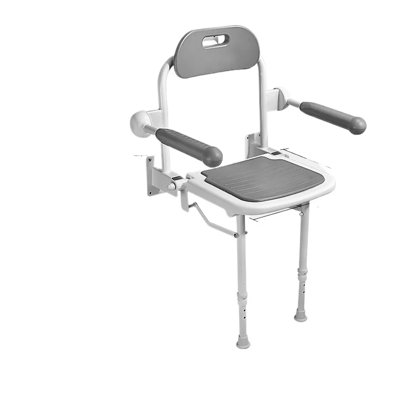 

Bathroom folding stool elderly non-slip folding seat with legs