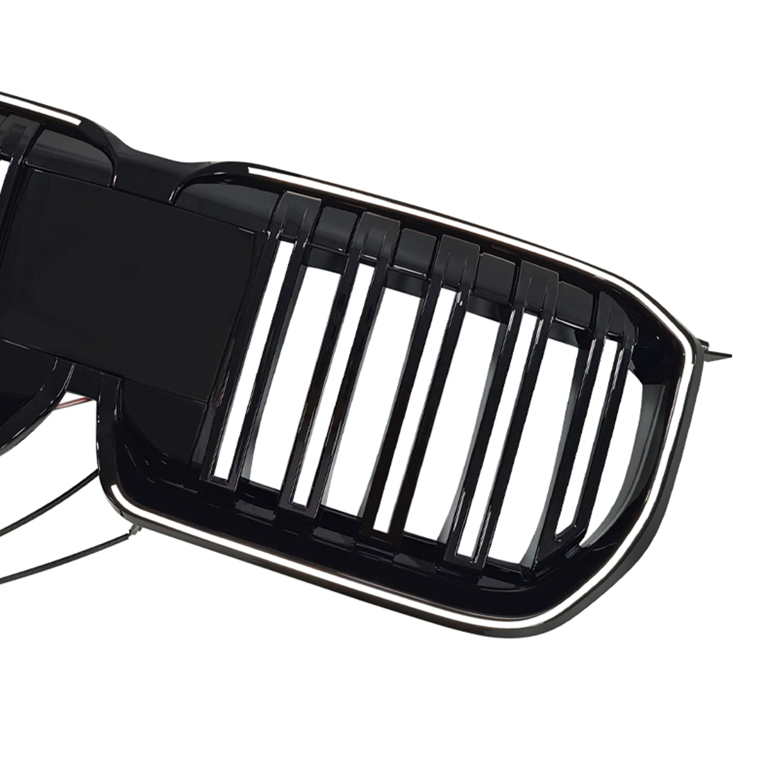 

Front Kidney Grille Racing Grill For BMW X1 U11 U12 2023-2025 sDrive20Li xDrive28i M Sport Upper Bumper Hood Mesh Grid