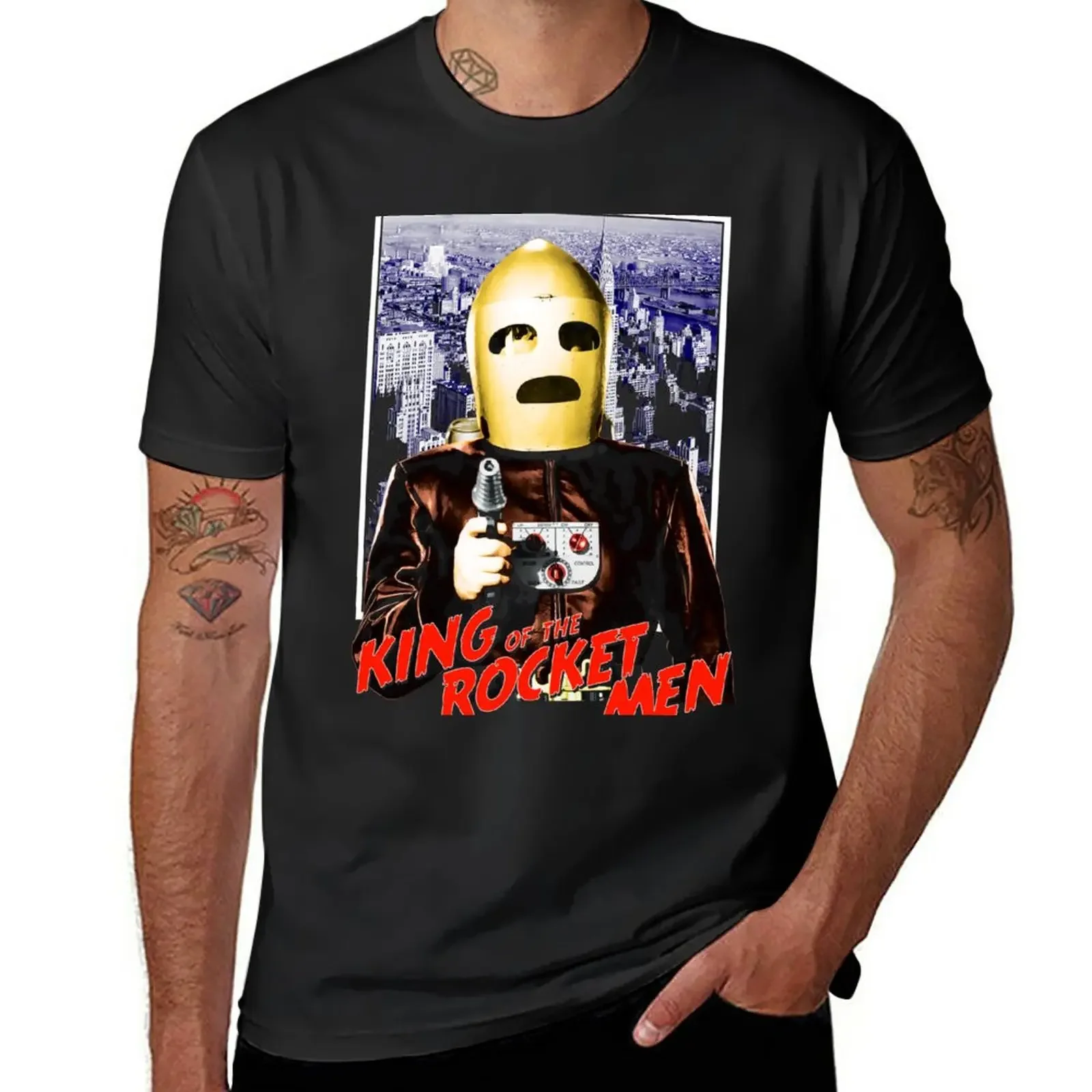 

New King Of The Rocket Men TV Serial T-Shirt tees funny t shirt summer tops black t shirt men clothings