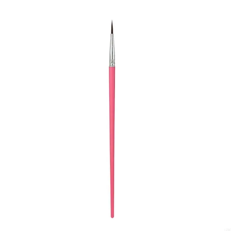 U75C 10pcs Painted Painting Painting Caints Sets Nylon Hair Artist Акриловая кисти для акрилового масла акварель