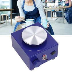 Mini Pottery Wheel Highly  Pottery Machine Compact Structure Widely Used Stable Performance for Home for DIY for School