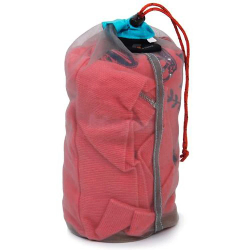 Portable Travel Camping Sports Ultralight Mesh Storage Bag Stuff Sack Drawstring Bags Laundry Cloth Pouch Traveling Organizer