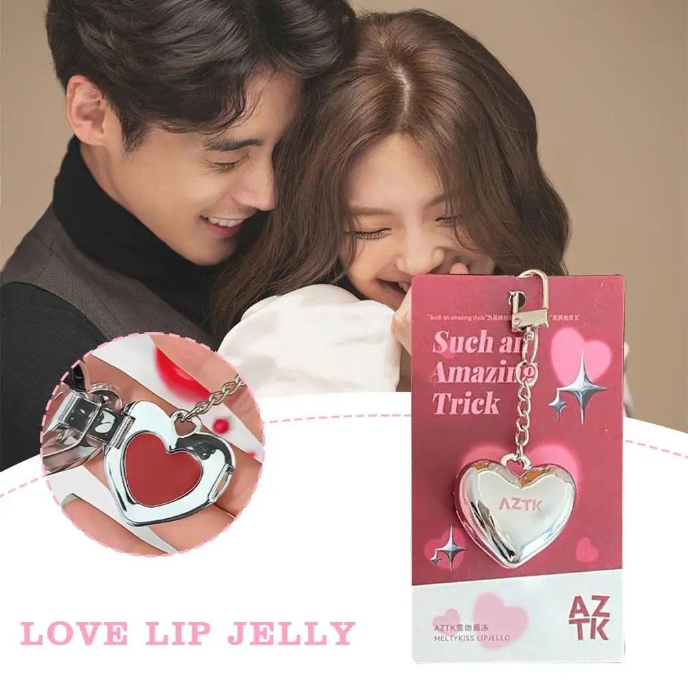 

Love Lipstick Pink Water Gloss Clear Lip Glaze Waterproof Cup Lip Fade Non-stick Plumping Hydrating Makeup Lines Gloss Lip D0T0