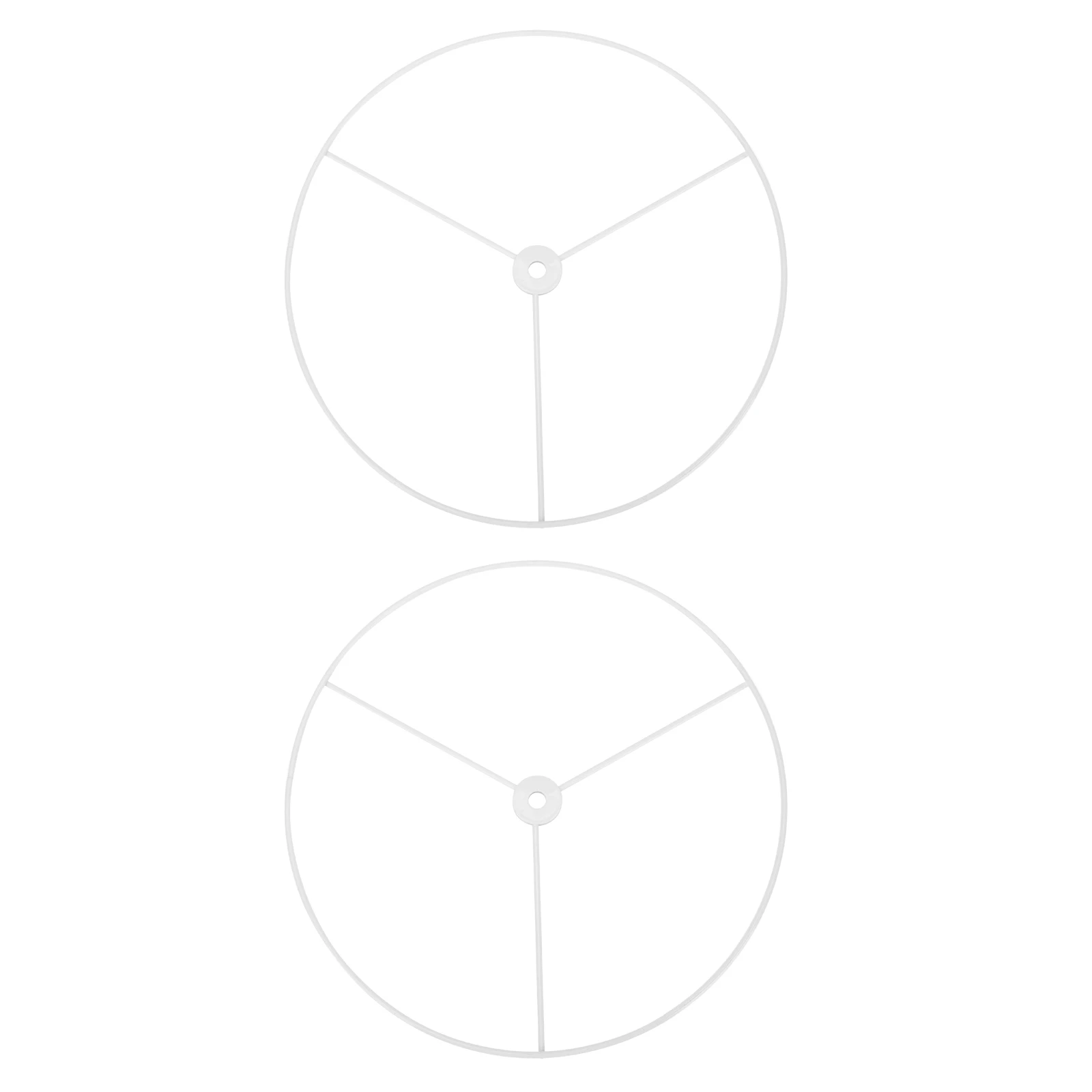 

2pcs 20CM Round Frame Metal Holder Fixture Holder Light Lampshade Bracket Light Accessory Accessory Ceiling Lampshade