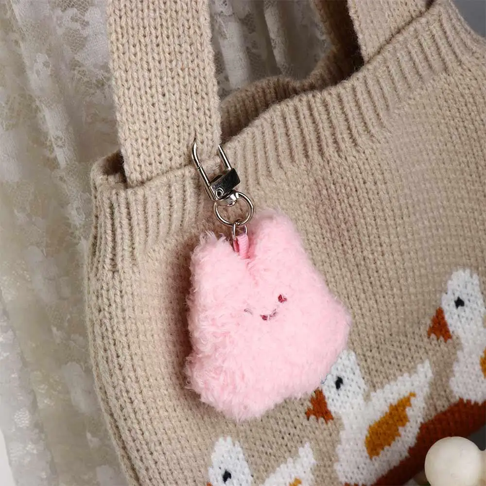 PP algodão manteiga coelho corte chaveiro de pelúcia manteiga família dos desenhos animados manteiga biscoito pelúcia chaveiro dos desenhos animados macio