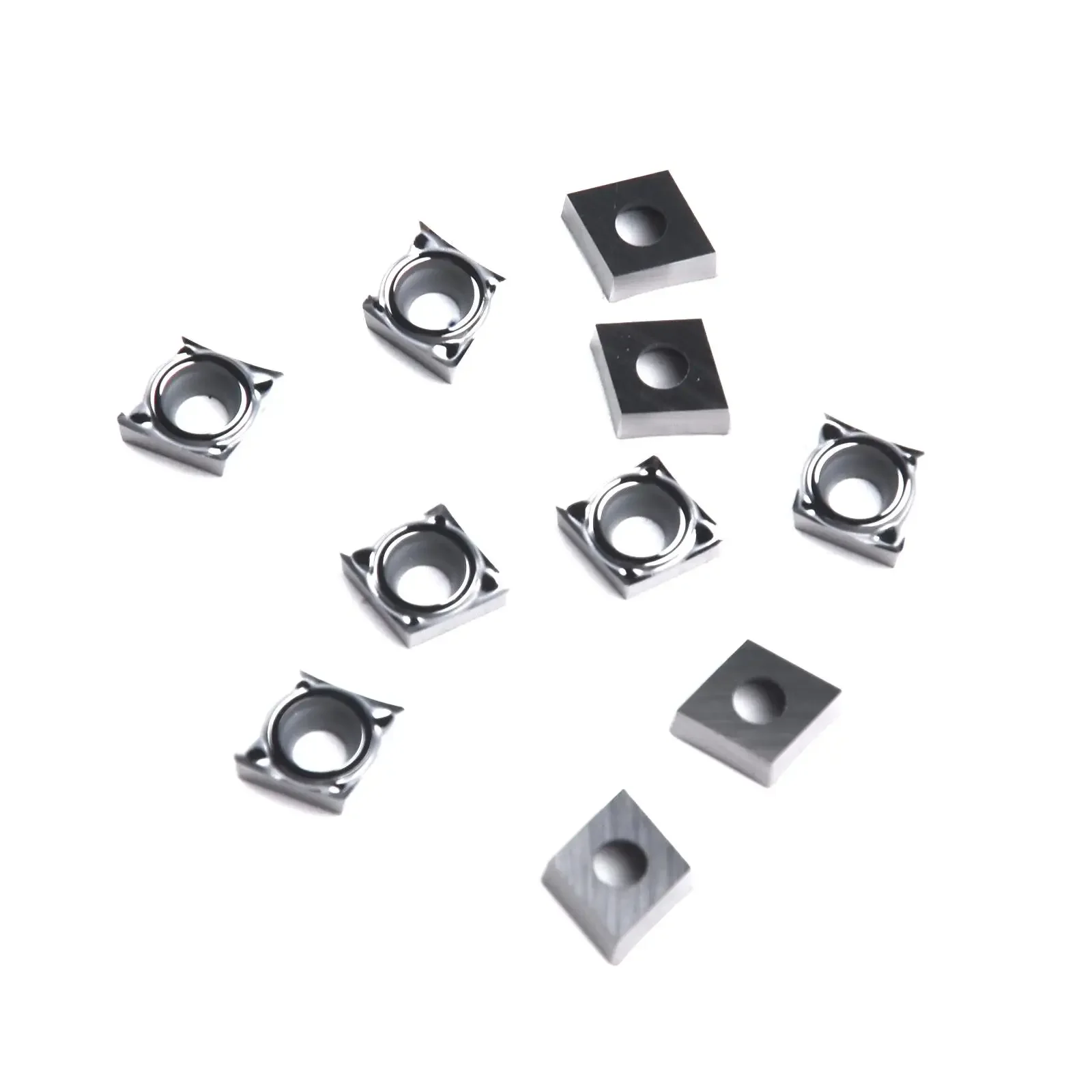 

Set of 10 Carbide Aluminum Turning Inserts CCGT060202 AK for Enhanced Cutting Speed and Durability in Metalworking