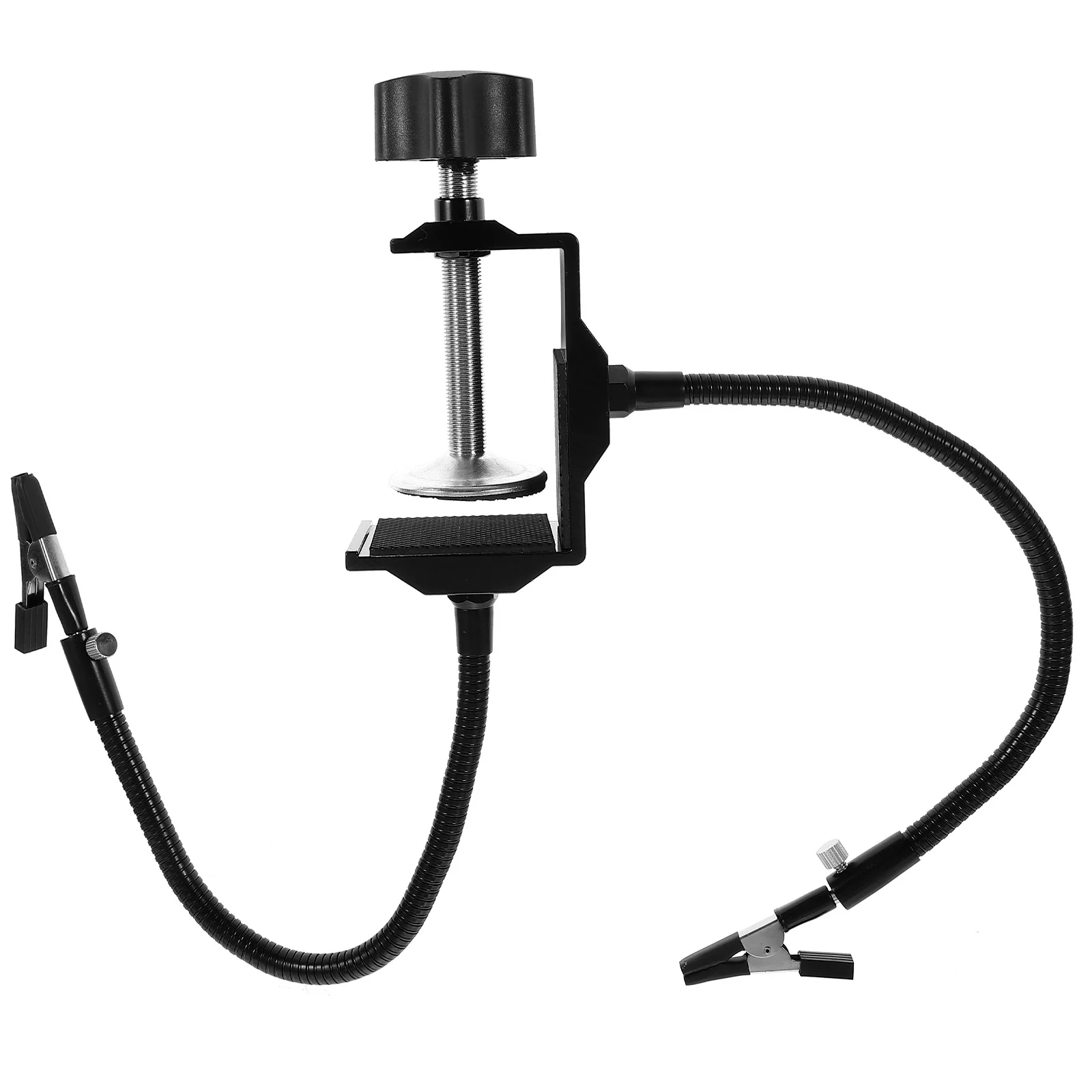 

Electric Soldering Iron Rack Universal Arm Silver Alloy Durable Multifunctional Holder Clips for Soldering Station