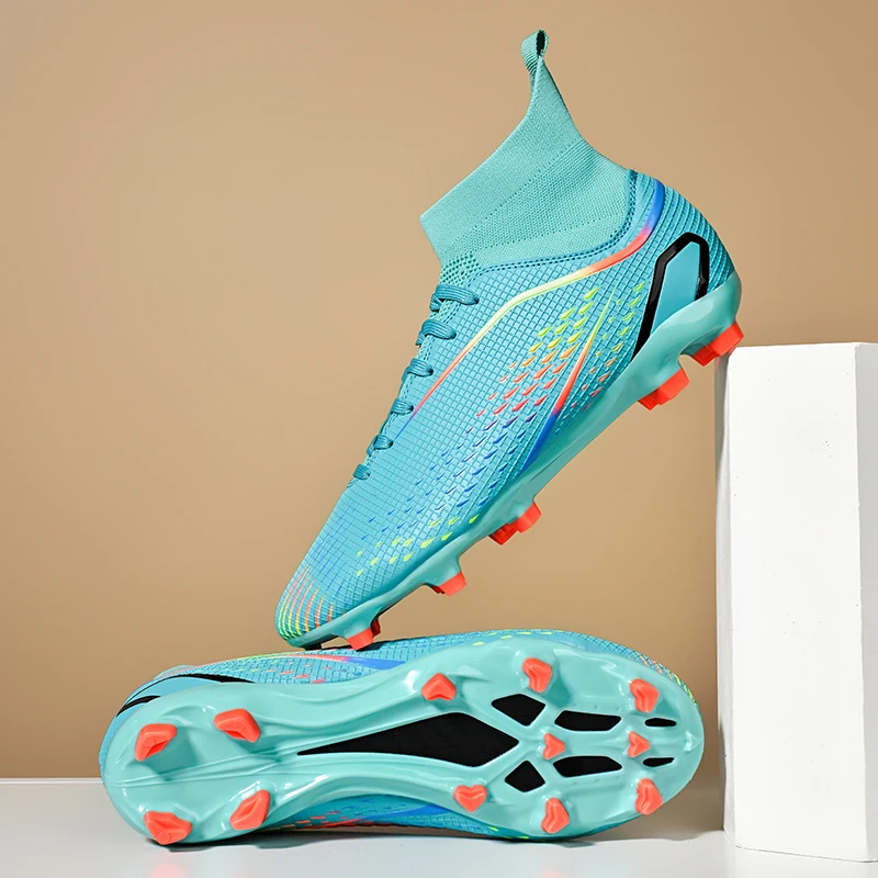 

Adult Low Top Soccer Boots Durable Spike Sole Breathable Fit Design Comfortable Outdoor Competition Sports Footwear