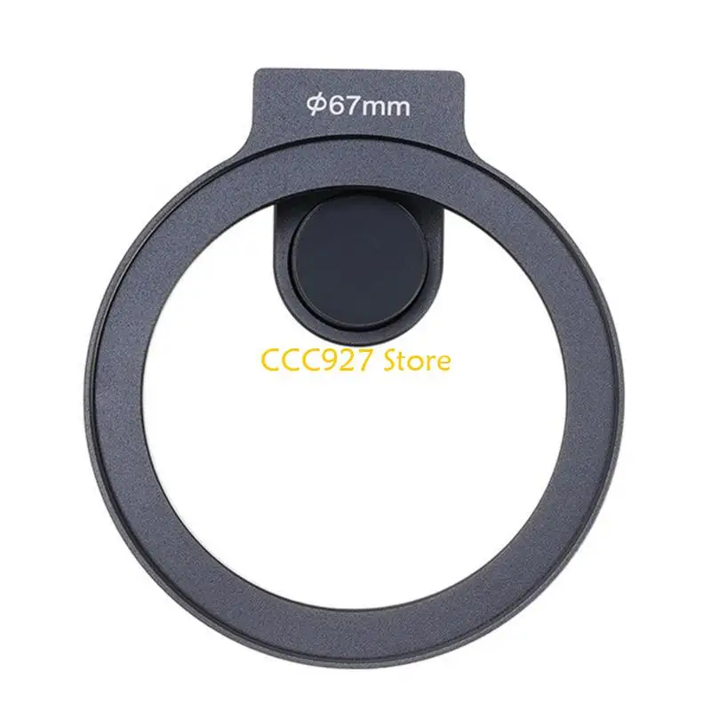 

B03F Versatile 67mm Filter Mount Mobile Filter Stand Simple Installs for Phone 14/15