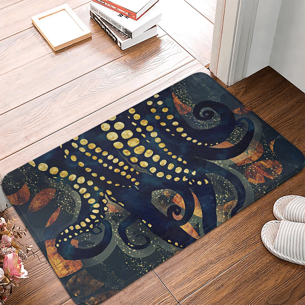 Octopus Tentacles Floor Mat Rugs for Living Room Mat Bath Mat Entrance Door Kitchen Floor Carpet Rug Long protective floor mat