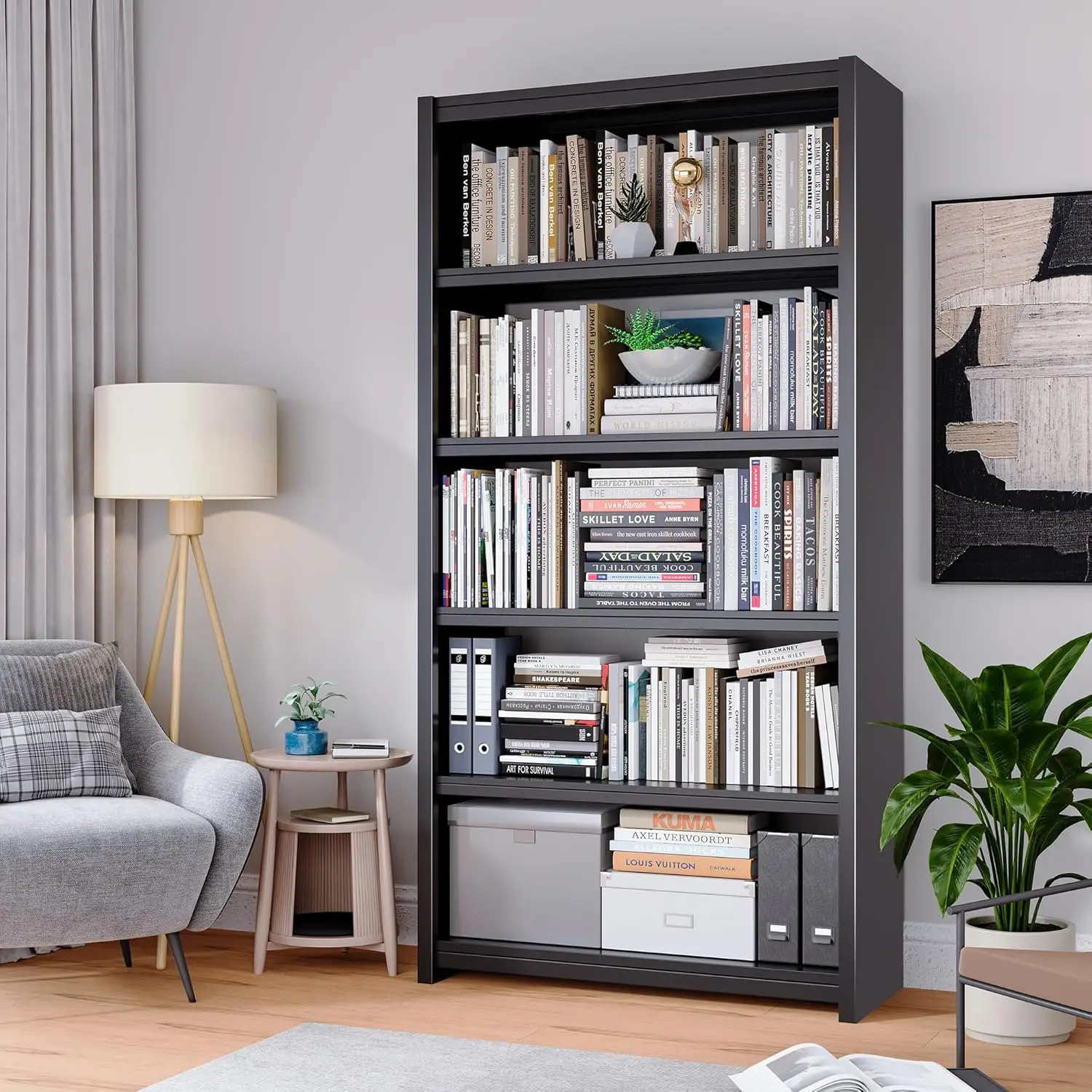 Bookshelf, 5 Shelf …