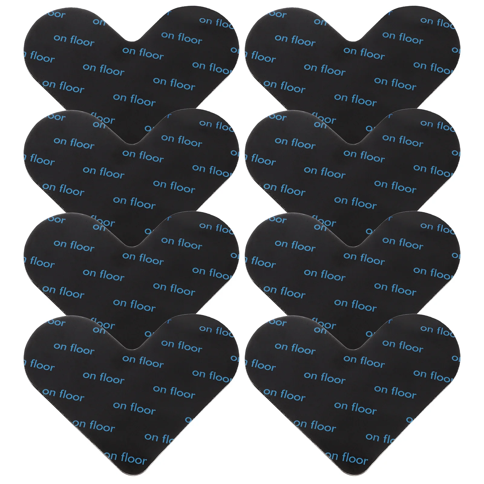 8pcs Non-Slip Rug Pad Stickers Heavy Duty Double Sided Tape For Carpet Tile Wood Floors Kitchen Bathroom Area Rugs Grip Hold