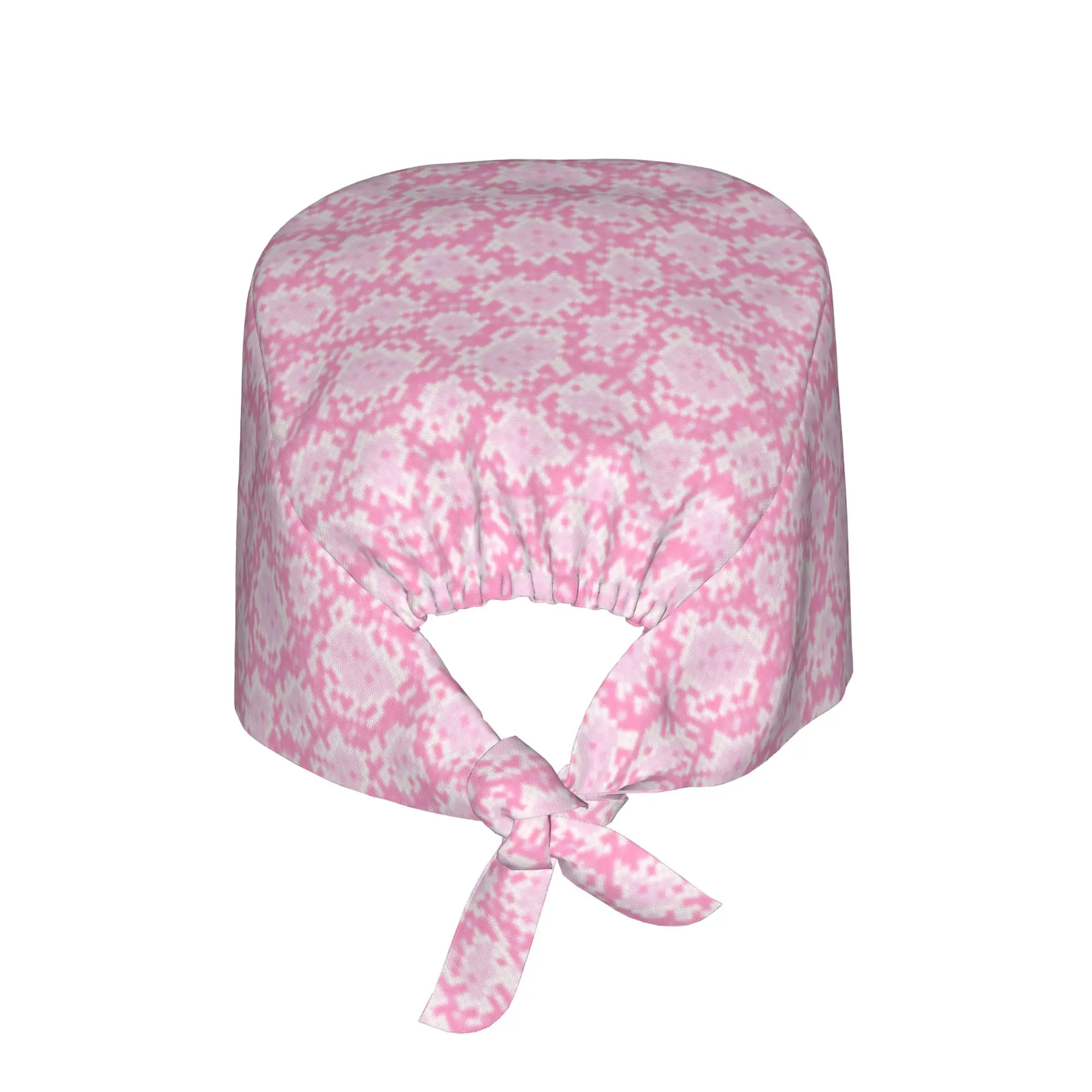 Adjustable pink  Snake Skin  Working Hat Men Women Large Reptile  Surgical Hat Scrub Nursing Doctor Surgeon Cap for Nurse