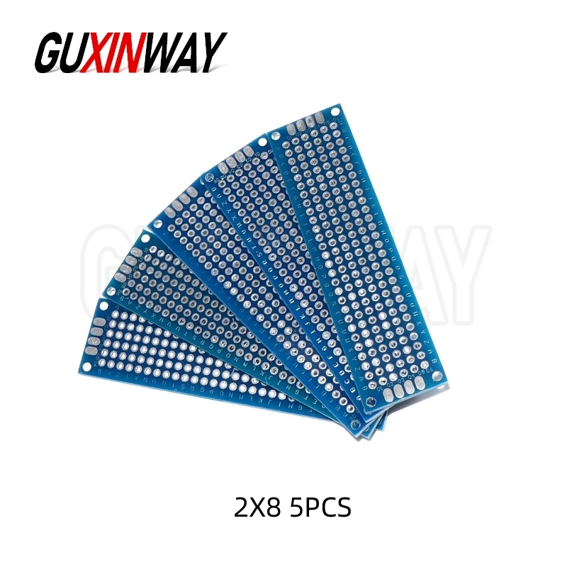 Circuiti a doppia faccia Kit elettronico fai-da-te 3x7 cm 4x6 cm 5x7 cm 7x9 cm Schede prototipo Circuito blu Perfboard