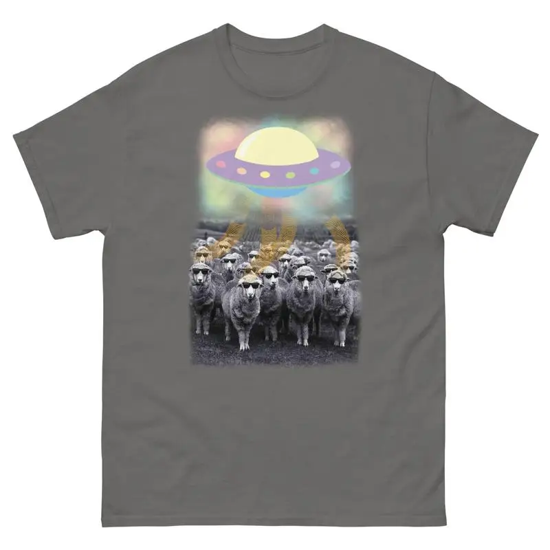 

Cool Sheep Abduction T Shirt
