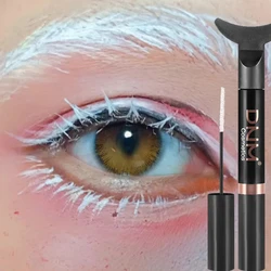 White Mascara Waterproof Long Lasting Curling Eyelash Extension Makeup Blue Purple Black Colorful Mascara Eyes Party Cosmetics