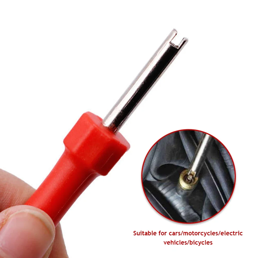 

1set Tire Valve Core Screwdriver Tool Multifunctional Tire Valve Stem Tool Standard & Large Bore Tyre Nipple Core Removal Inser