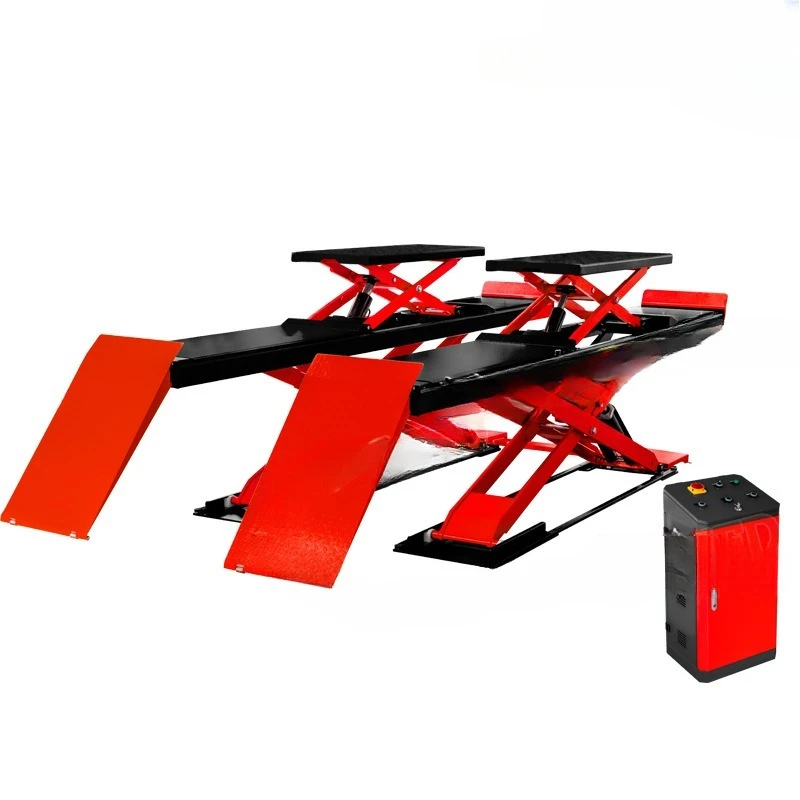

Large scissor lift 4 tons child and mother car No digging pit floor heating auto