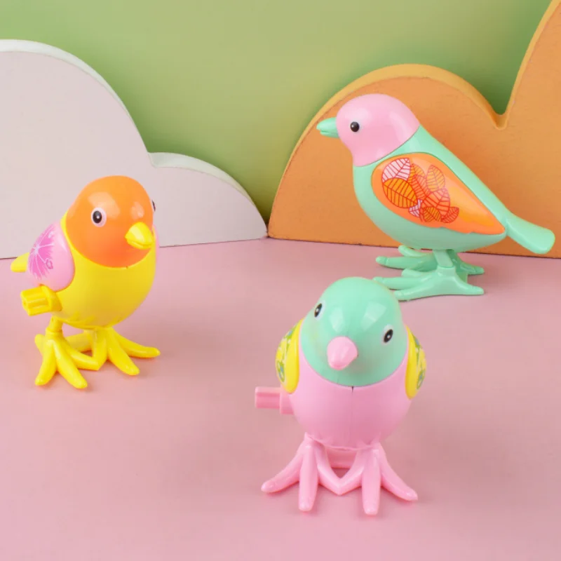 만화풍 바람개비 장난감 점핑 클락워크 장식품 재미있는 장난감 어린이용 부활절 바구니 선물 파티 기념품