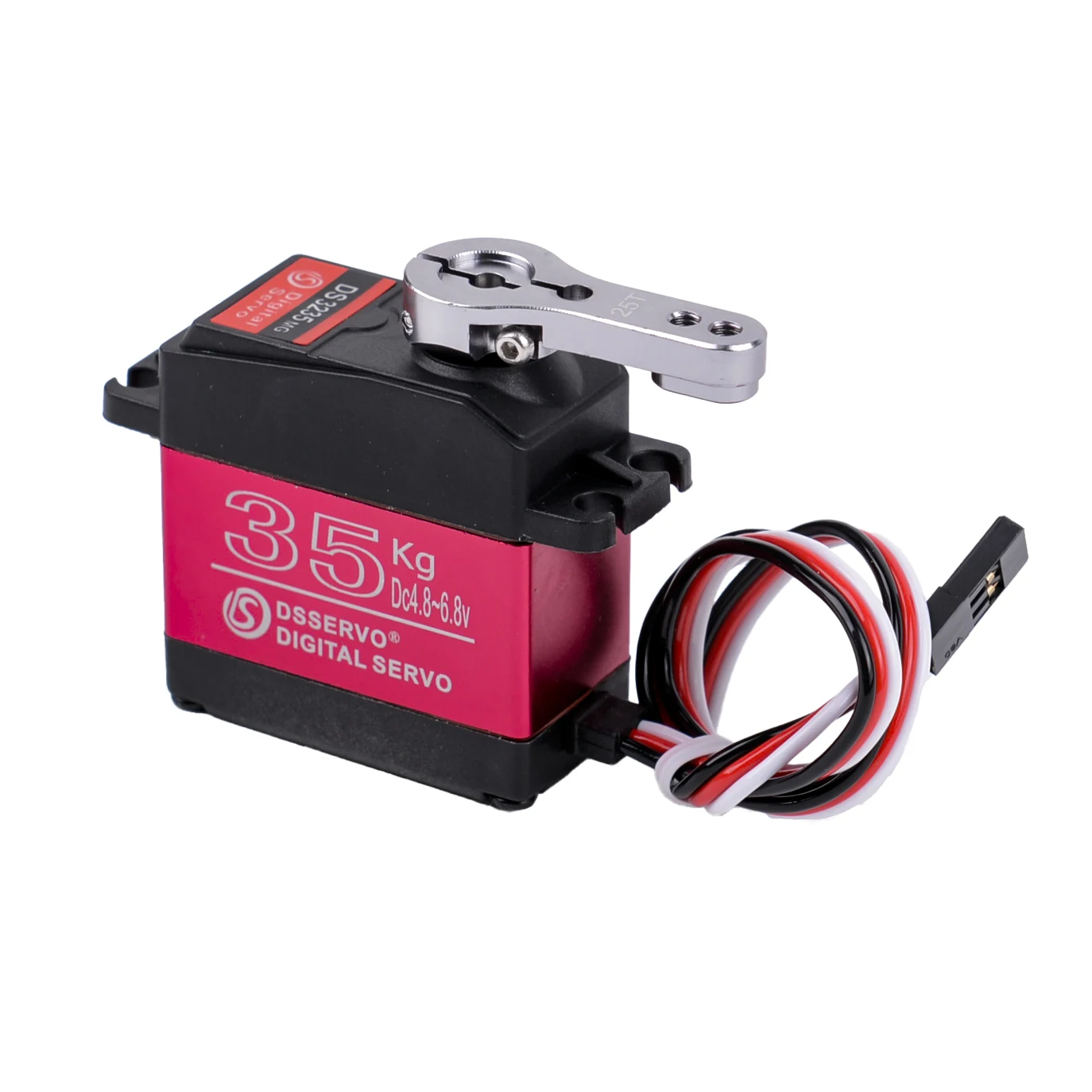 4 pièces DS3235 35KG servomoteur numérique 180/270 °   Servos à engrenages métalliques à couple élevé, pièces de jouets pour voiture Robot 1:8 1:10 1:12 RC