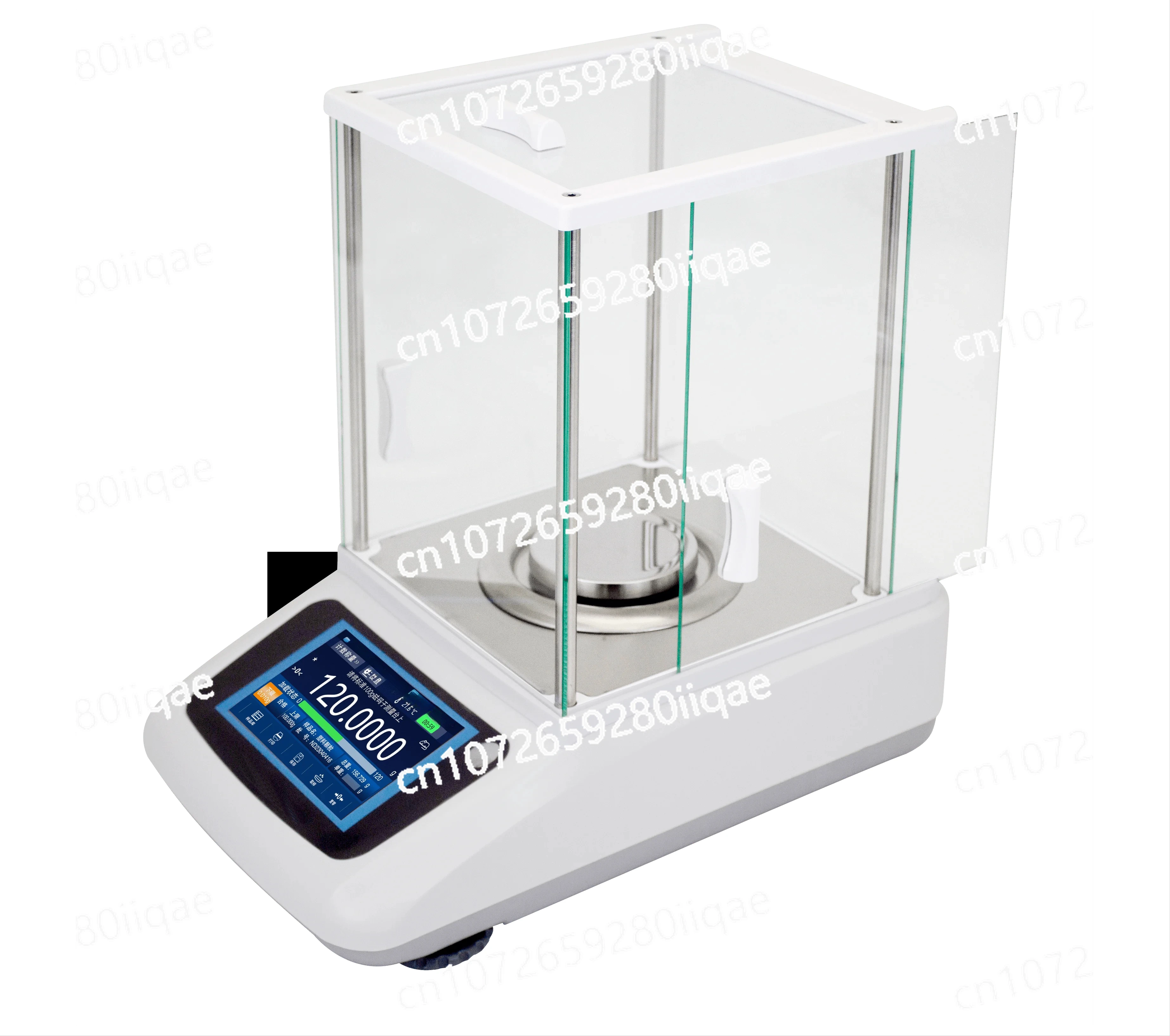 مقياس مختبر صينية مستديرة 200 جرام/300 جرام ميزان تحليلي شاشة لمس عالية الدقة 0.001 جرام ، 1 مللي جرام دقة إلكترونية رقمية