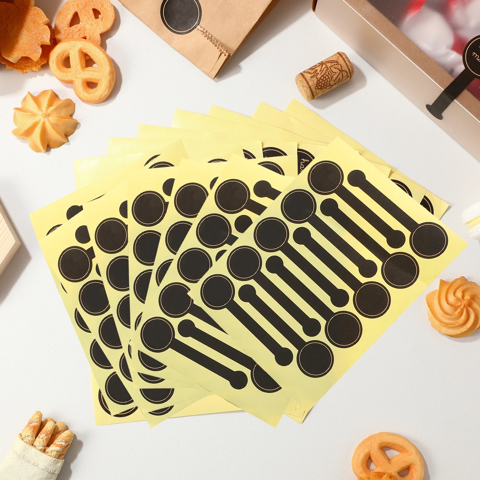 

100 Pcs Sealing Sticker Labels Stickers Cookie Packaging Handmade Baking Wedding