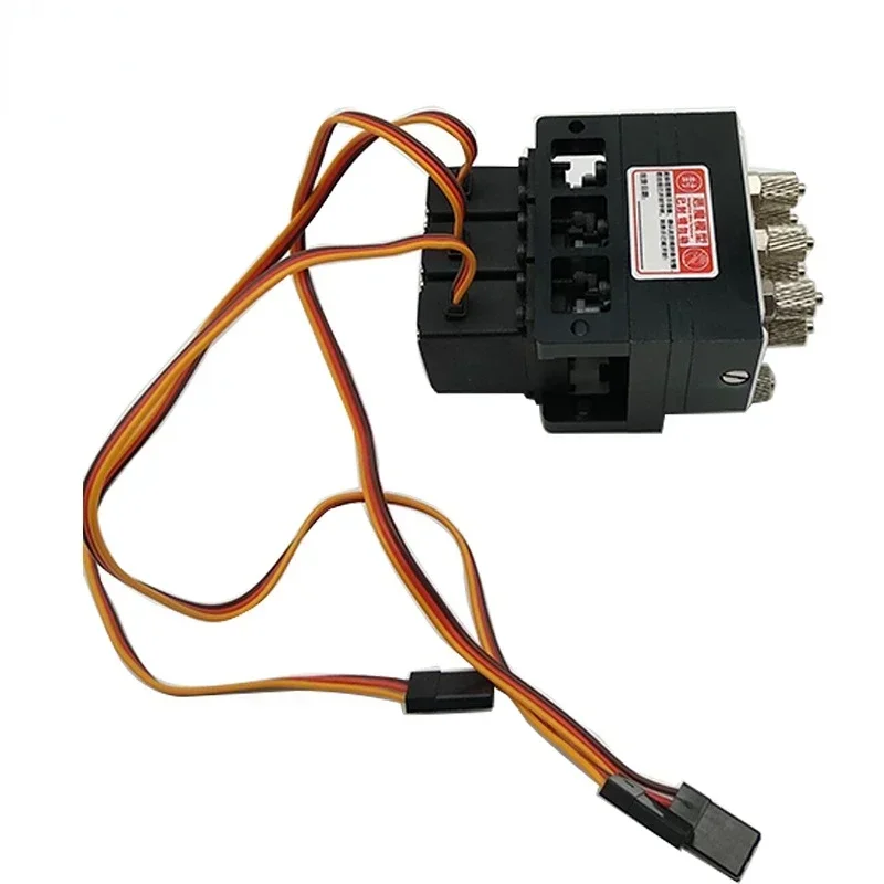 In Stock 1Pc 2CH/3CH/4CH/7CH Hydraulic Oil Valve Controller With Servo Durable Hydraulic For 1/12 RC Excavator Bulldozer Parts