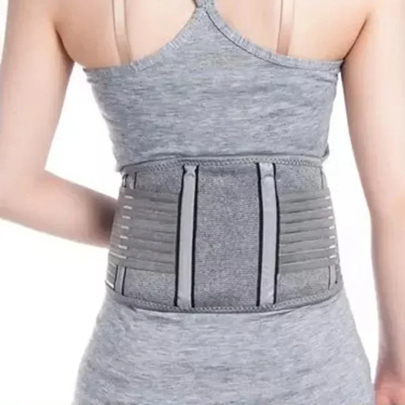 Men Women Waist Trainer Belt Waist Trimmer Weight Loss Workout Fitness grey Support