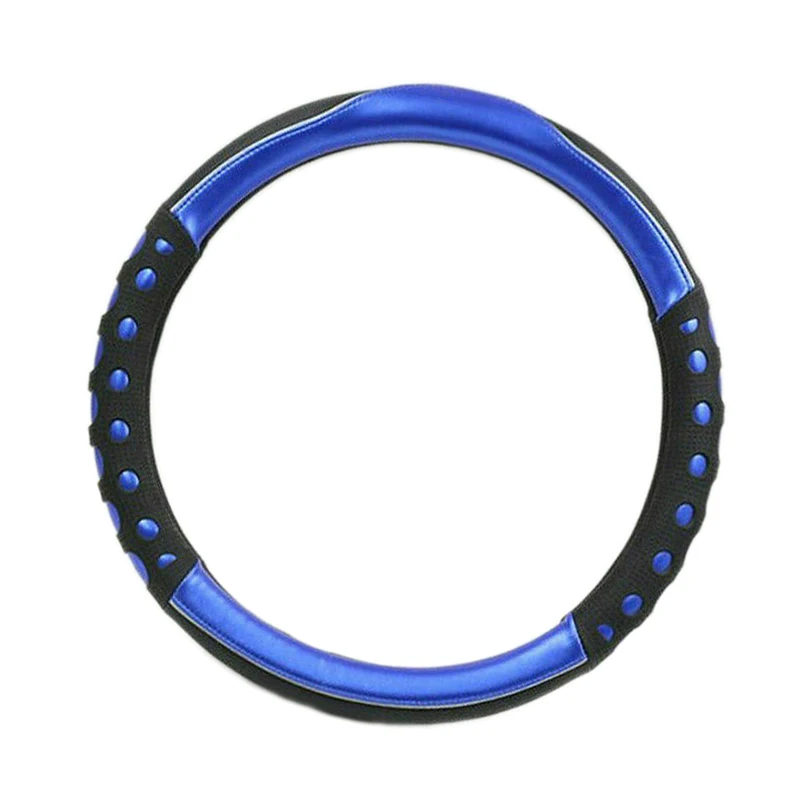 جديد 38 سنتيمتر 15 "غطاء عجلة القيادة حامي الكسوة المضادة للانزلاق قبضة للسيارة العالمي مقاومة للاهتراء #3