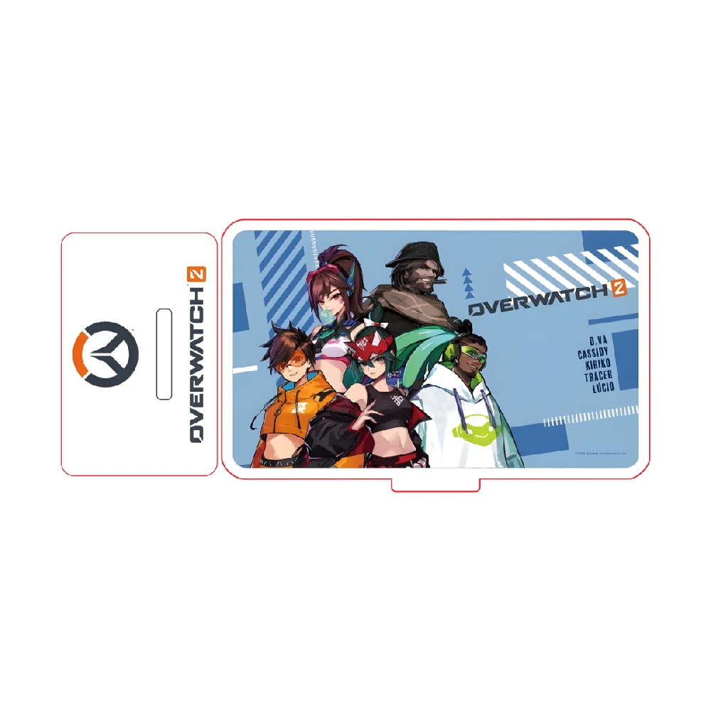 Overwatch Anime Game Acrylic Stand Action Fingure Cartoon Kawaii Table Display Standing Toys for Kids Figurine Model Accessories view 6