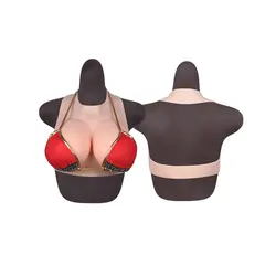 Fake Boobs Plate Plump Silicone Breast Forms Bodysuit Tights For Trans Crossdressing Dragqueen Cosplay Web Celebrity Underwear