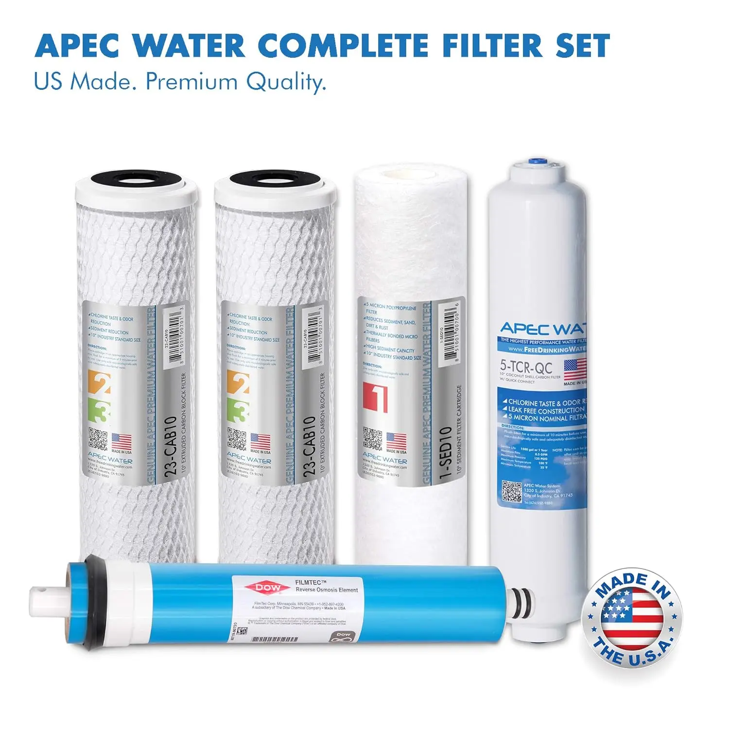 أنظمة المياه APEC Ultimate RO-PERM معززة الأداء مع مضخة نفاذية نظام تصفية مياه الشرب بالتناضح العكسي الآمن للغاية