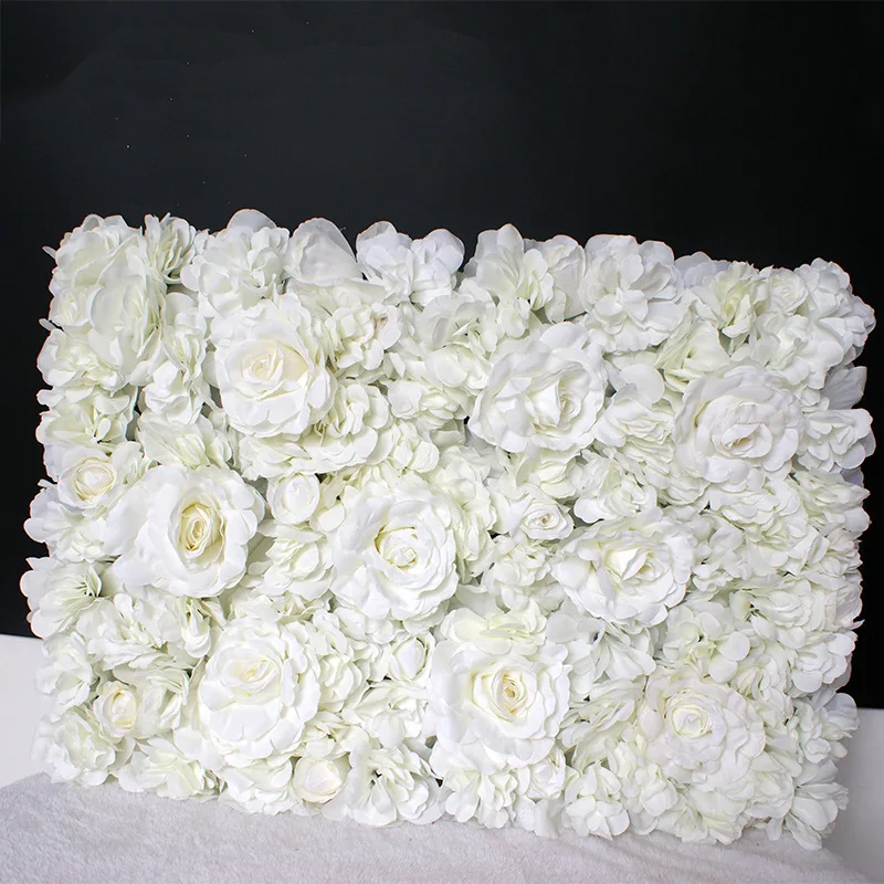 

1 Pc Decorative Artificial Flower Wall Background Panel For Bachelorette Room Decor Silk Flower Wall Christmas Baby Shower Decor