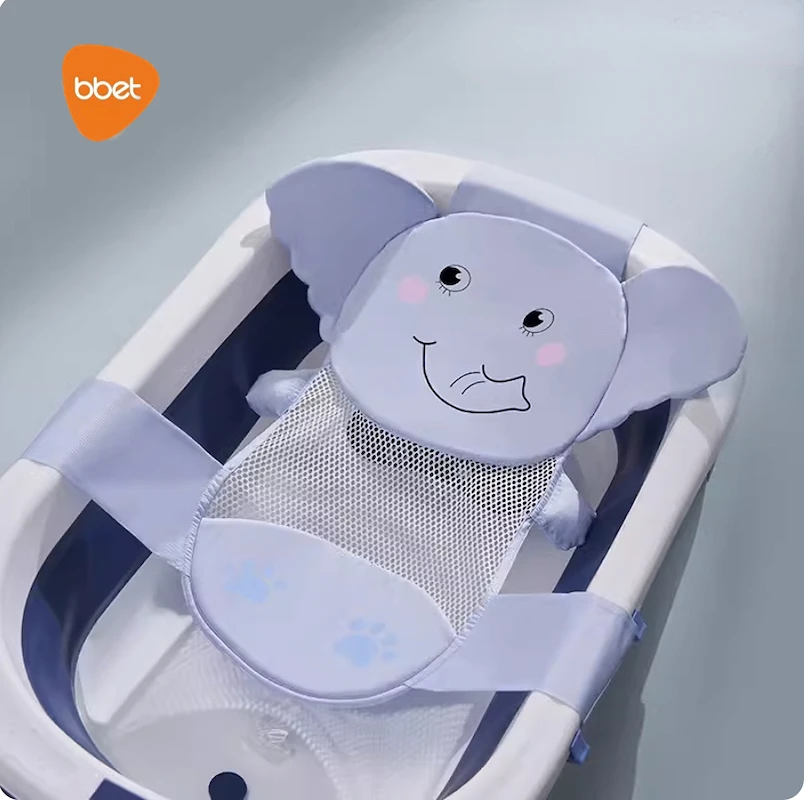 BBET Baby Accessories Bath Seat Support Mat Infant Bath Tub Pad & Chair Newborn Bathtub Pillow Baby Care Anti-Slip Body Cushion