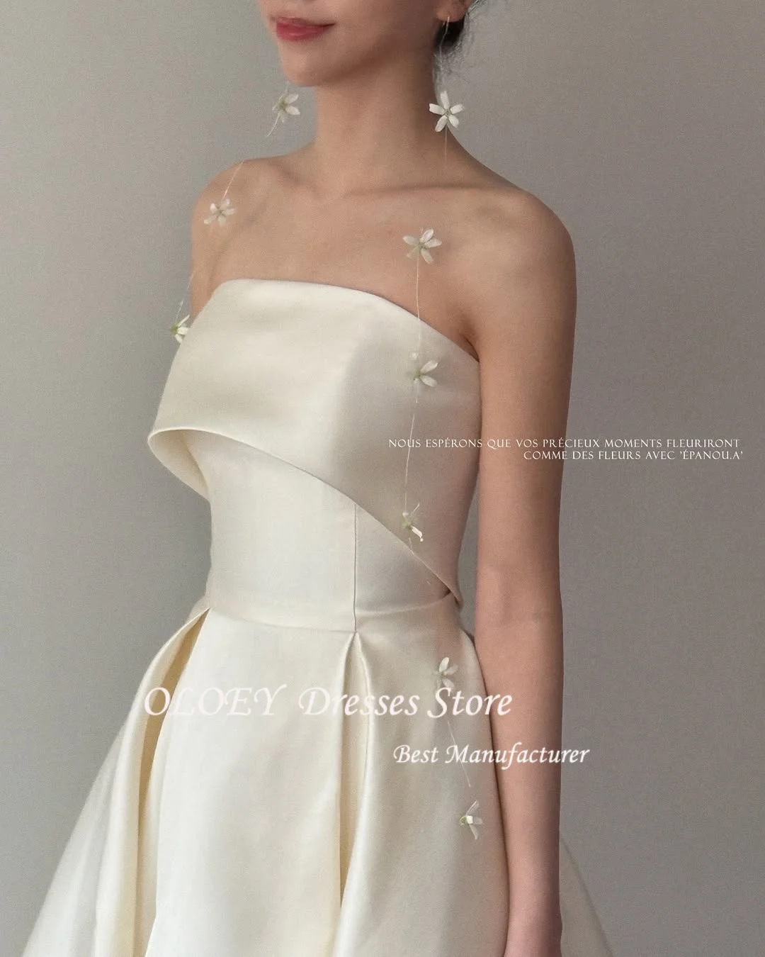 OLOEY Satin Wedding Dress New Bride Simple Korea Wedding Dress Photo Shoot Light Luxury Classy Trailing Engagement Dress - AliExpress 320 OLOEY Satin Wedding Dress New Bride Simple Korea Wedding Dress Photo Shoot Light Luxury Classy Trailing Engagement Dress - AliExpress 320