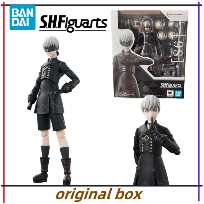 

Bandai Figure Model NieR:Automata Ver1.1a SHF 9S Anime Figures Toys Collectible Gift for Children Genuine New Unopened