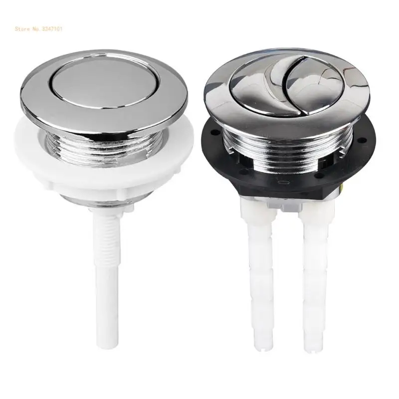 38mm Toilet Button Single/Dual Push Water Button Replacement Bathroom Dropship