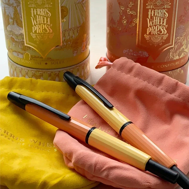 Nowy styl MAJOHN A2 Press Resin Fountain Pen Extra Fine Nib 0.4mm Ink Pen Converter For Writing Christmas Gift Lighter Than A1 — zdjęcie produktu 3