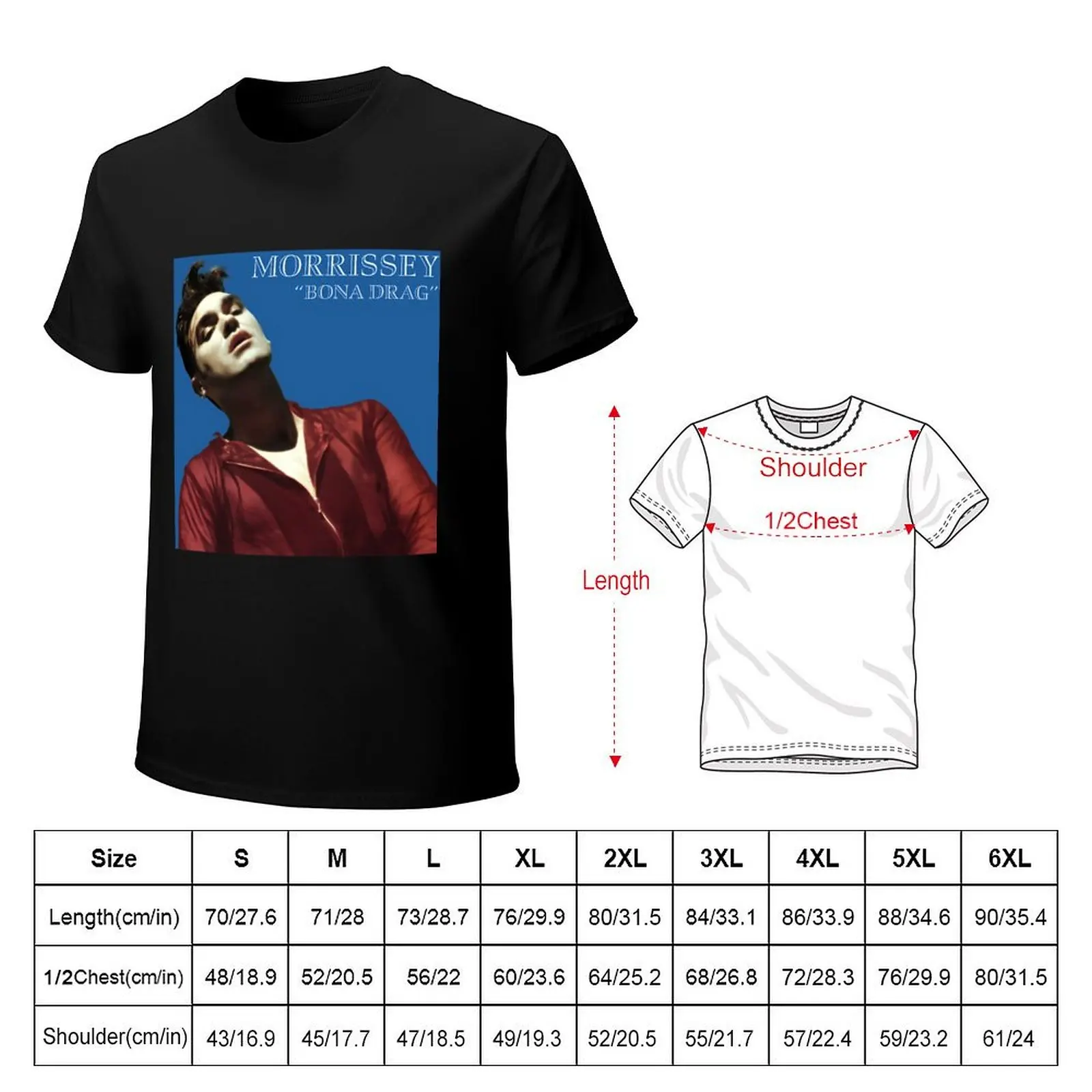 Morrissey bona drag T-Shirt Fashion Pattern Printed Tee Shirt