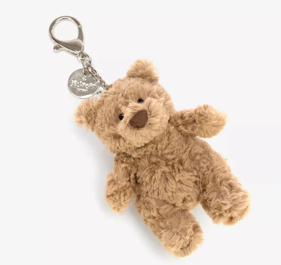 【IN STOCK】JELLYCAT UK Fun Barcelona Bear Bag Pendant Kawaii Bear Keychain Plush Doll Birthday Christmas Gift