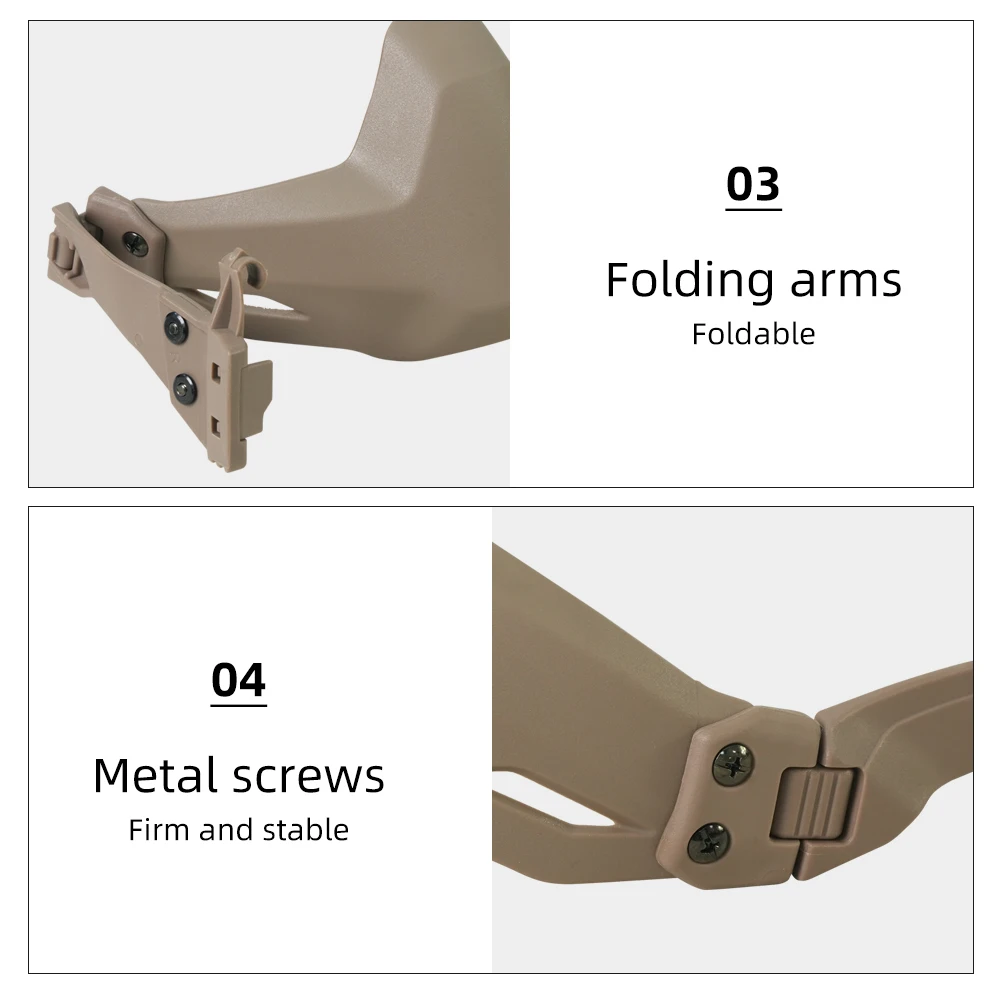 BOOIU Folding Tactical Face Mask Windproof Dustproof for Outdoor Training Realistic CS Airsoft Paintball Games