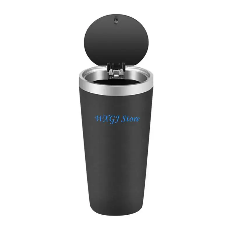 

37JE Mini Trash Can Cup Holder Container Trash Bin Leakproof Odor Blocking Waterproof